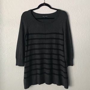 Cable & Gauge | Striped Tunic Sweater Size Small